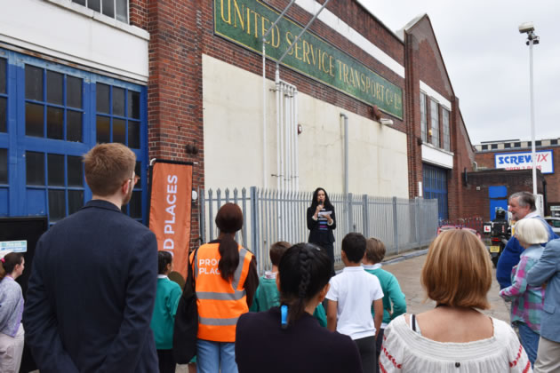 Historic Sign in Southfields Restored to Original Glory