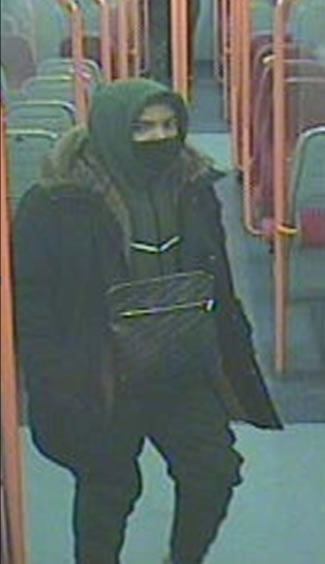 CCTV image of the man police wish to speak to about robbery